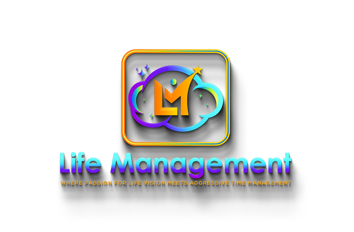 A logo saying: Action Life Management: Where passion for Life Vision meets aggressive Time Management